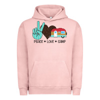 Pigment Salmon Peace Love Camp Urban Hoodie - Bettercallsaul