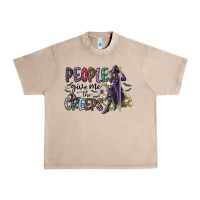 French Oak people give me the creeps Urban Heavy Tee - CowhideDigitalArt