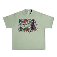 Oil Green people give me the creeps Urban Heavy Tee - CowhideDigitalArt