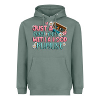 Sage just a good mom with a hood playlist Heavyweight Hoodie - MaliasSmallBusiness