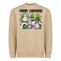 Merry Christmas Gnomies Heavyweight Sweatshirt | Teevron