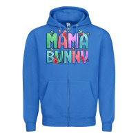 True Royal easter floral mama bunny Zipper Hoodie - Artiststas