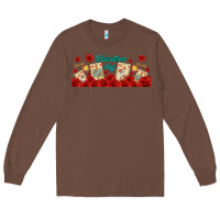 Chestnut valentines day with playing cards Long Sleeve Tee - AdoDesignShop