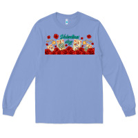 Colony Blue valentines day with playing cards Long Sleeve Tee - AdoDesignShop