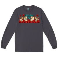 Smoke valentines day with playing cards Long Sleeve Tee - AdoDesignShop
