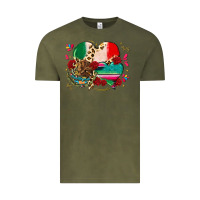 Vintage Olive mexican hearts Vintage Tee - CTS Tumbler Store