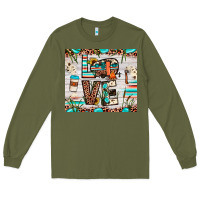 Army Green love camp Long Sleeve Tee - JahusDesignShop