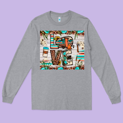Love Camp Long Sleeve Tee Designed By Jahusdesignshop