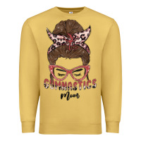 Antique Gold gymnastics mom Premium Sweatshirt - MaliasSmallBusiness