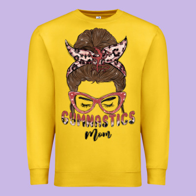 Gymnastics Mom Premium Sweatshirt Designed By Maliassmallbusiness