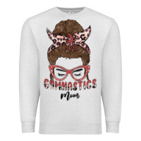 Oatmeal Heather gymnastics mom Premium Sweatshirt - MaliasSmallBusiness