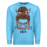 Ocean Blue gymnastics mom Premium Sweatshirt - MaliasSmallBusiness