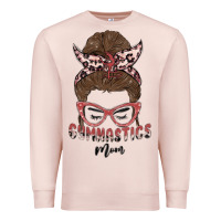Pale Pink gymnastics mom Premium Sweatshirt - MaliasSmallBusiness