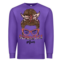 Purple gymnastics mom Premium Sweatshirt - MaliasSmallBusiness