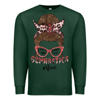 Sports Green gymnastics mom Premium Sweatshirt - MaliasSmallBusiness