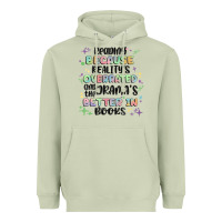 Matcha reading because realitys overrated Heavyweight Hoodie - MaliasSmallBusiness