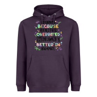 Plum reading because realitys overrated Heavyweight Hoodie - MaliasSmallBusiness