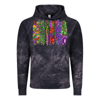 Cloud Black mardi gras brush strokes king cake and craw fish Vintage Hoodie - RanaPortraitStore