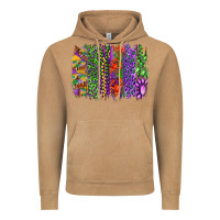 Vintage Camel mardi gras brush strokes king cake and craw fish Vintage Hoodie - RanaPortraitStore