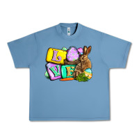 Pebble Blue Love Easter Day Urban Heavy Tee - CowGirlArtShop