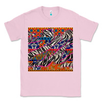 Bubblegum Pink african ankara zebra seamless pattern Classic Tee - BundleAndBundleShop