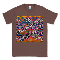 Chestnut african ankara zebra seamless pattern Classic Tee - BundleAndBundleShop