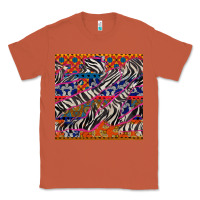 Copper african ankara zebra seamless pattern Classic Tee - BundleAndBundleShop