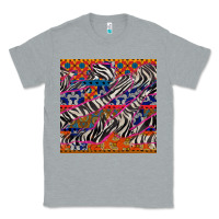 Heather Grey african ankara zebra seamless pattern Classic Tee - BundleAndBundleShop