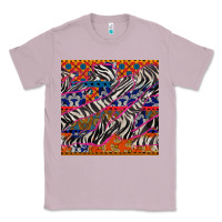 Lilac african ankara zebra seamless pattern Classic Tee - BundleAndBundleShop