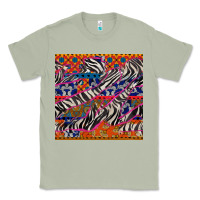 Matcha african ankara zebra seamless pattern Classic Tee - BundleAndBundleShop