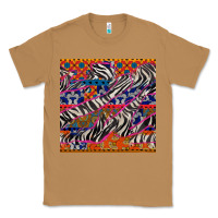 Toasted Coconut african ankara zebra seamless pattern Classic Tee - BundleAndBundleShop