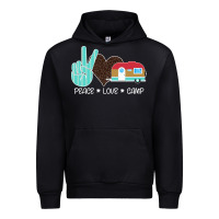 Black Peace Love Camp Urban Hoodie - Bettercallsaul