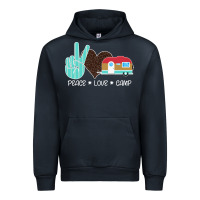 Navy Peace Love Camp Urban Hoodie - Bettercallsaul