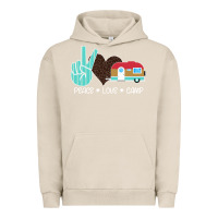 Pigment French Oak Peace Love Camp Urban Hoodie - Bettercallsaul