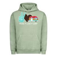 Pigment Oil Green Peace Love Camp Urban Hoodie - Bettercallsaul