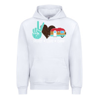 White Peace Love Camp Urban Hoodie - Bettercallsaul