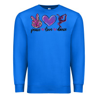 True Royal peace love dance Premium Sweatshirt - MaliasSmallBusiness