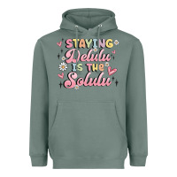 Sage staying delulu is the solulu Heavyweight Hoodie - MaliasSmallBusiness