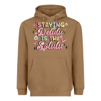 Toasted Coconut staying delulu is the solulu Heavyweight Hoodie - MaliasSmallBusiness