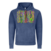 Vintage Denim mardi gras brush stroke Vintage Hoodie - RanaPortraitStore
