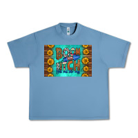 Pebble Blue boom bitch get out the way skinny metal can holder Urban Heavy Tee - HRA Design Shop