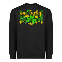 Black one lucky mom Heavyweight Sweatshirt - Zillion Design Studio