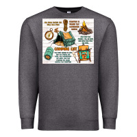 Charcoal Heather camping life Premium Sweatshirt - MaliasSmallBusiness