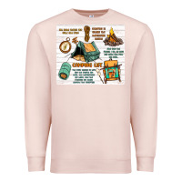 Pale Pink camping life Premium Sweatshirt - MaliasSmallBusiness
