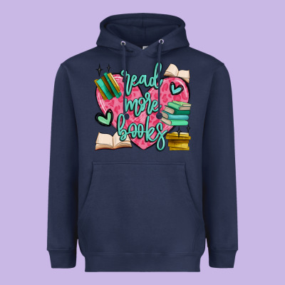 Read More Books Heavyweight Hoodie Designed By Maliassmallbusiness