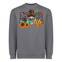 Storm mom life with skull Heavyweight Sweatshirt - Zillion Design Studio