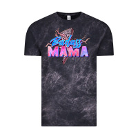 Cloud Black badass mama Vintage Tee - Zillion Design Studio