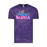 Cloud Purple badass mama Vintage Tee - Zillion Design Studio