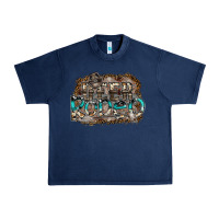 Navy deer rodeo Urban Heavy Tee - SublimationCraftShop
