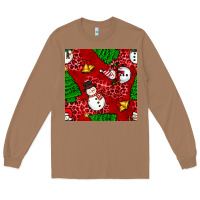Toasted Coconut christmas snowman and trees seamless pattern Long Sleeve Tee - BundleAndBundleShop